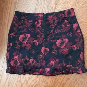 Express Floral Skirt